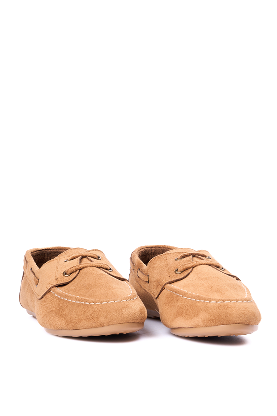 Whıte Lıne 188 300 Taba Suet Bayan Loafer Ayakkabı