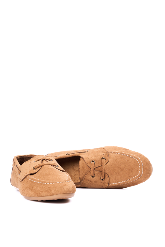 Whıte Lıne 188 300 Taba Suet Bayan Loafer Ayakkabı