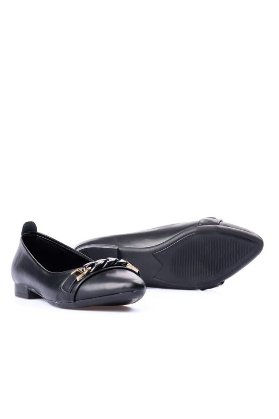 White Line 200 Siyah Kadın Klasik Ayakkabı