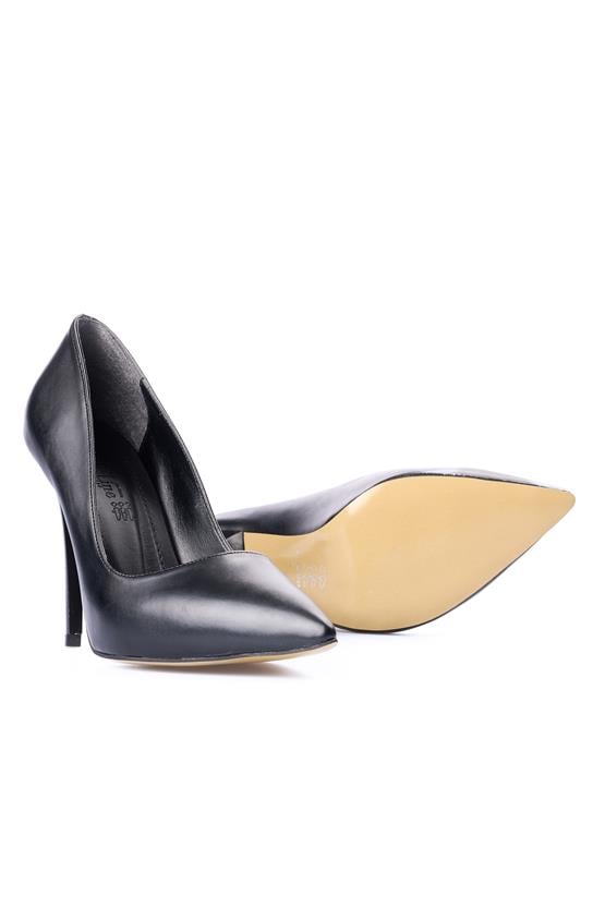 Whıte Lıne 2016 Siyah Cilt Kadın Klasik Ayakkabı