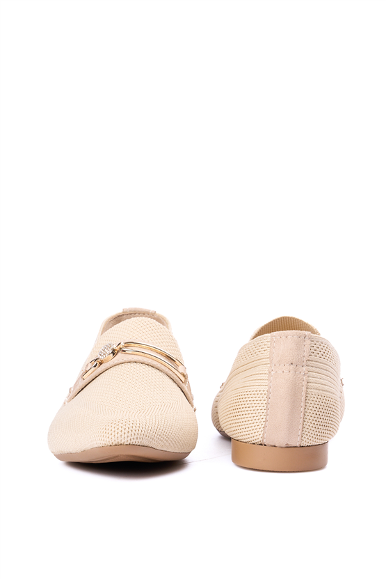 Whıte Lıne 250 Bej Bayan Babet Ayakkabı