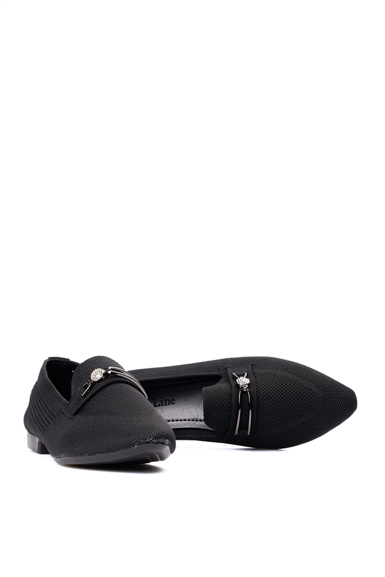 Whıte Lıne 250 Sıyah Bayan Babet Ayakkabı