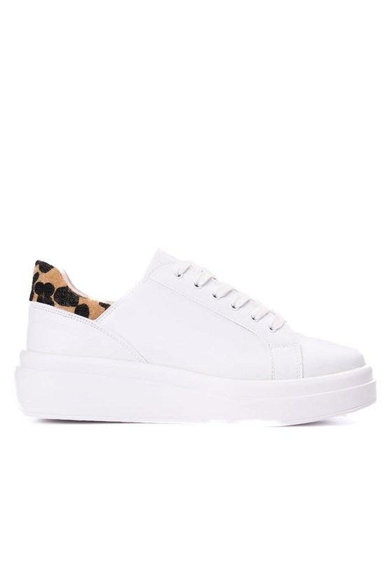 White Line 2503 Beyaz Kadın Sneaker Ayakkabı