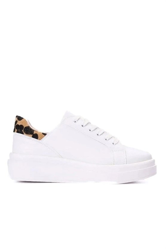 White Line 2503 Beyaz Kadın Sneaker Ayakkabı