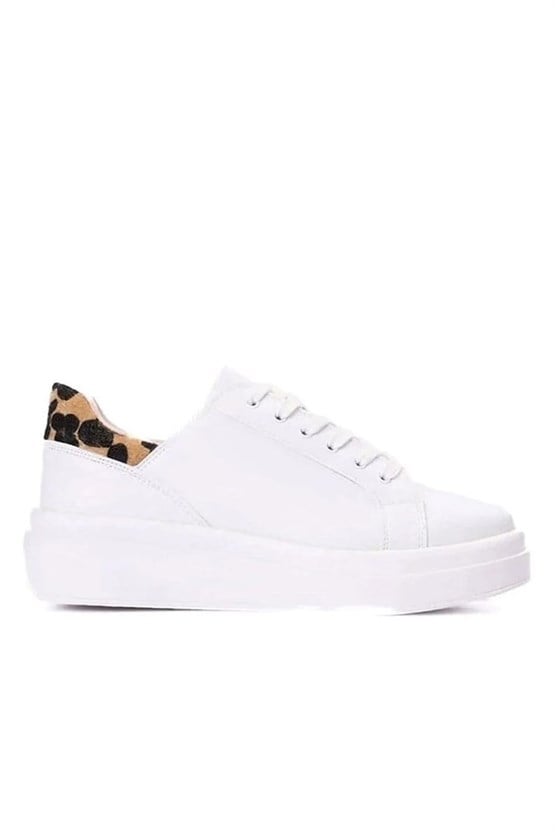 White Line 2503 Beyaz Kadın Sneaker Ayakkabı