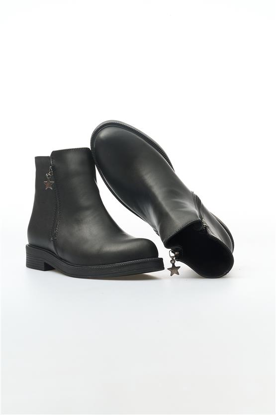 White Line 30-804 Cilt Siyah Kadın Bot