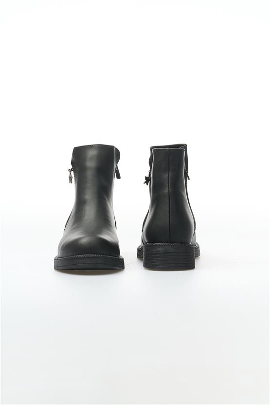 White Line 30-804 Cilt Siyah Kadın Bot