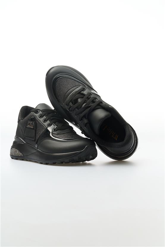 White Line 35-854 Siyah Kadın Casual Ayakkabı