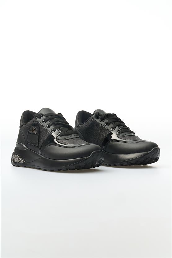 White Line 35-854 Siyah Kadın Casual Ayakkabı