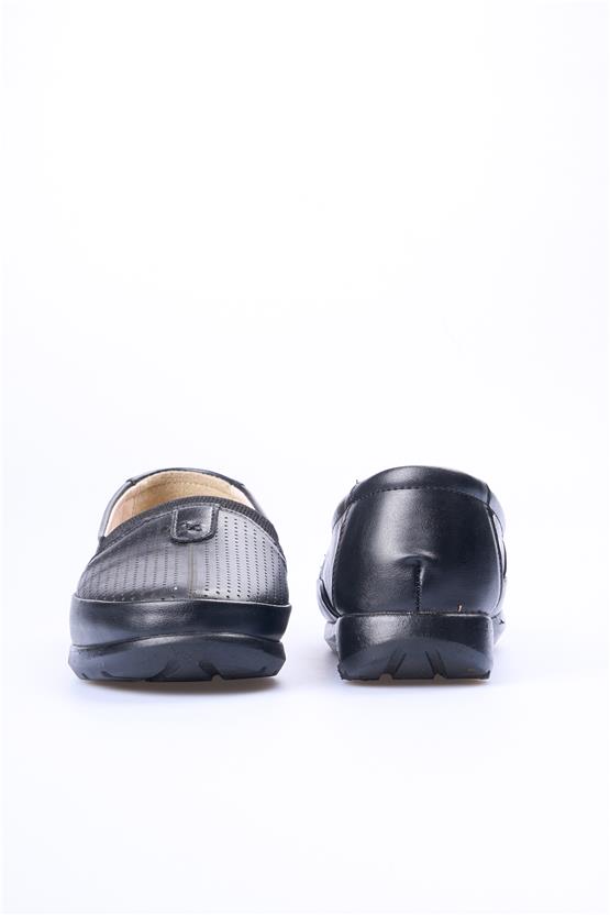 White Line 48-301-1 Siyah Kadın Comfort Ayakkabı