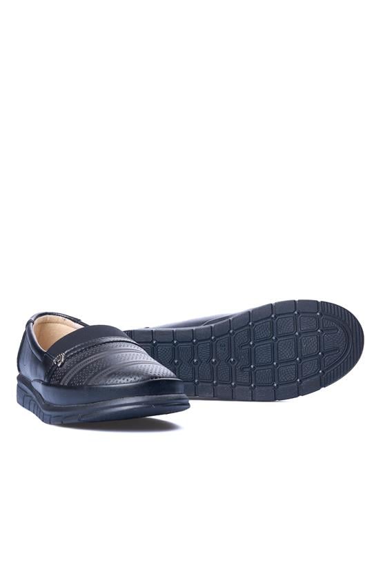 White Line 48-303-2 Siyah Kadın Comfort Ayakkabı