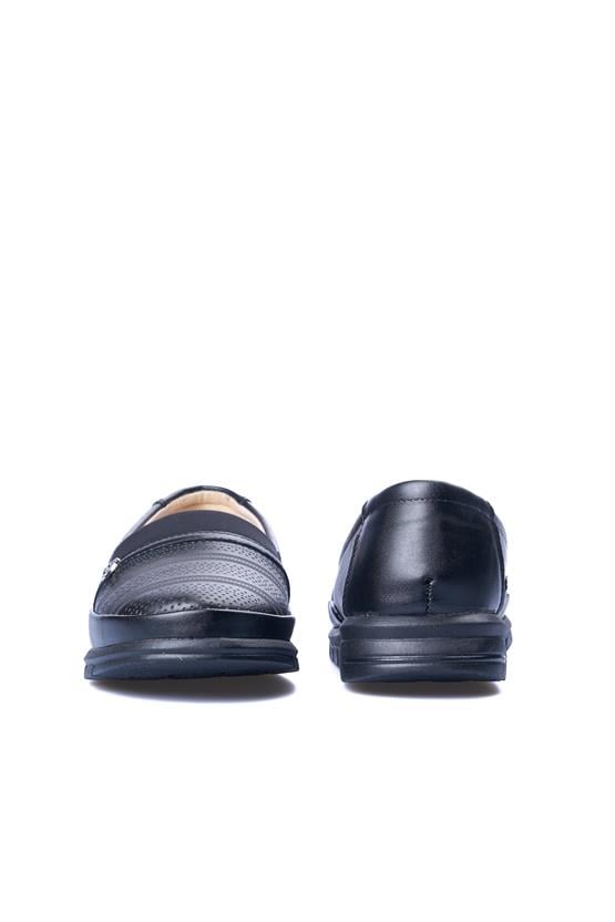 White Line 48-303-2 Siyah Kadın Comfort Ayakkabı