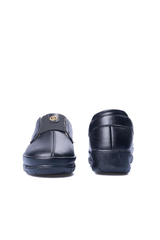 White Line 48-313 Siyah Kadın Comfort Ayakkabı