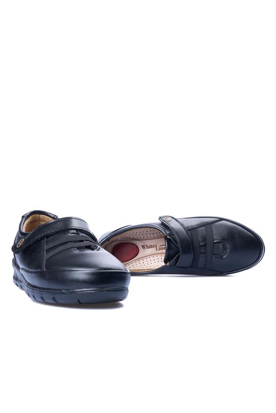White Line 48-349 Siyah Kadın Comfort Ayakkabı