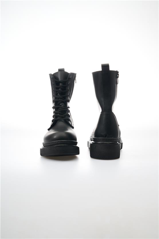 White Line 86-K42 Cilt Siyah Kadın Bot