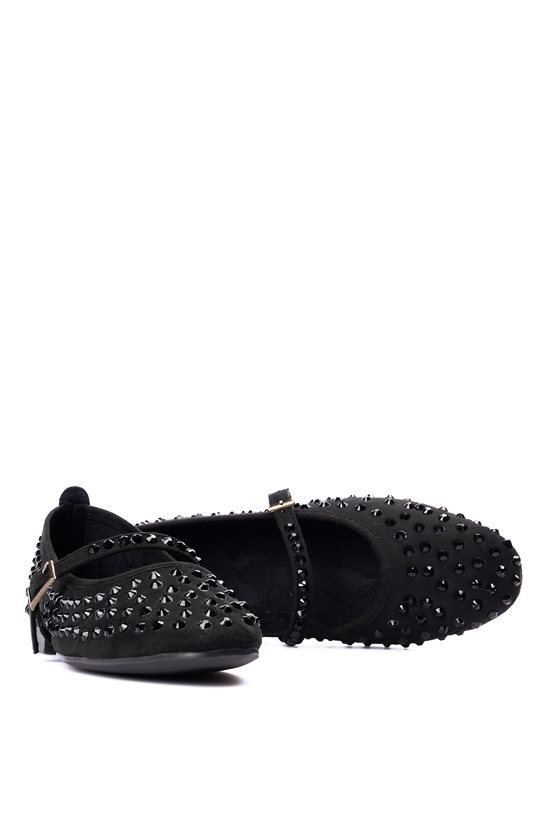 Whıte Lıne Smp101 Sıyah Sıyah Bayan Babet Ayakkabı