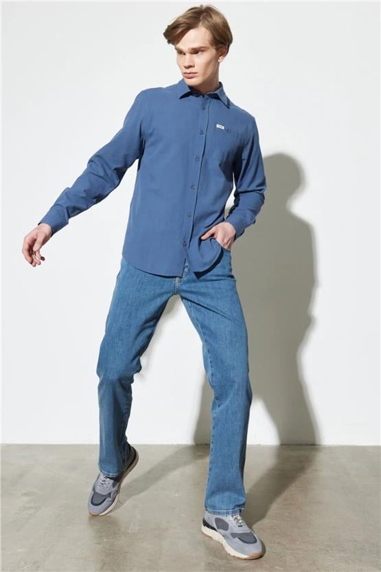Wrangler W121HR36B Mavi Erkek Jean Pantolon