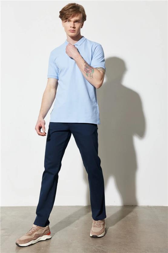 Wrangler W12S004410 Lacivert Erkek Texas Slim Pantolon