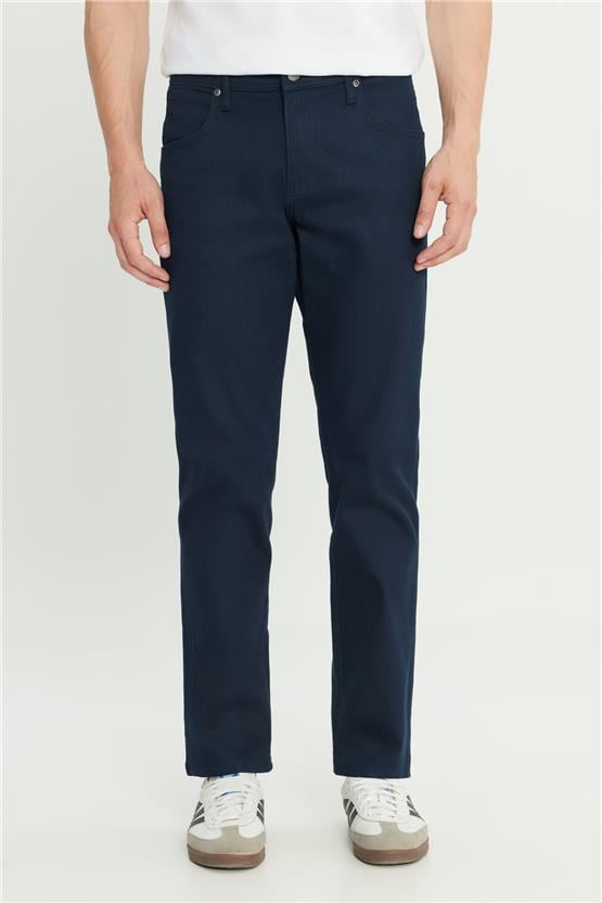 Wrangler W211842 410 Navy Erkek Arızona Denım Pantolon