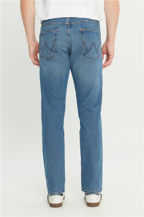 Wrangler W211845 397 Deep Blue Erkek Arızona Denım Pantolon
