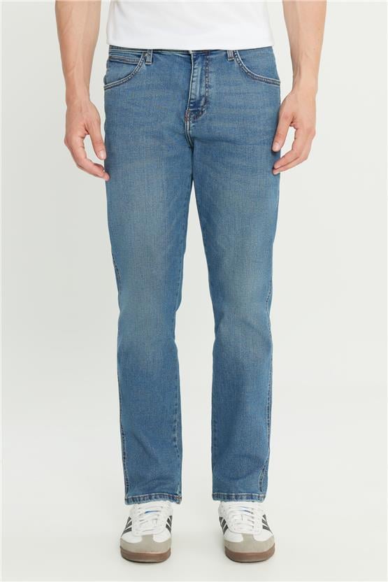 Wrangler W211845 397 Deep Blue Erkek Arızona Denım Pantolon
