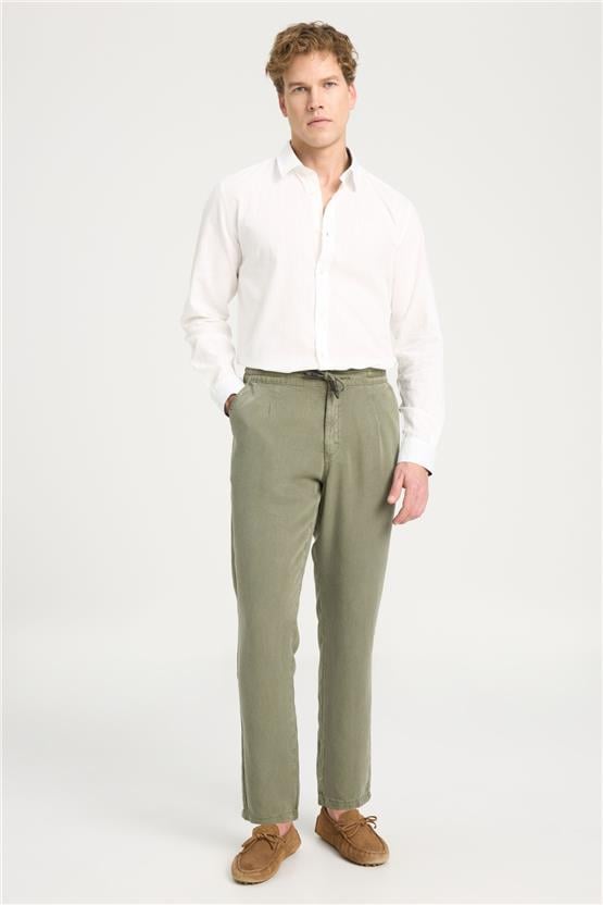 Wrangler W221266 X45 Dusty Olıve Erkek Pantolon