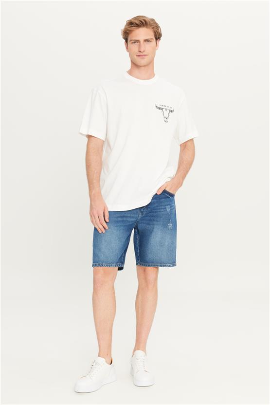 Wrangler W241299 100 Whıte Erkek T-Shırt