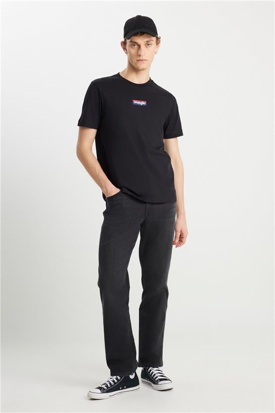 Wrangler W2510527 001 Black Erkek T-Shırt
