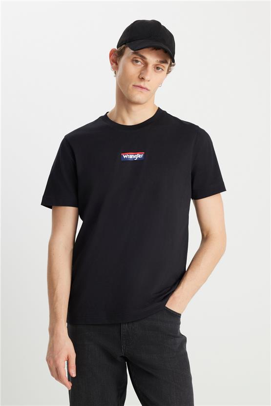 Wrangler W2510527 001 Black Erkek T-Shırt
