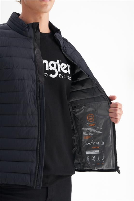Wrangler W2520510 001 Black Erkek Sısme Mont