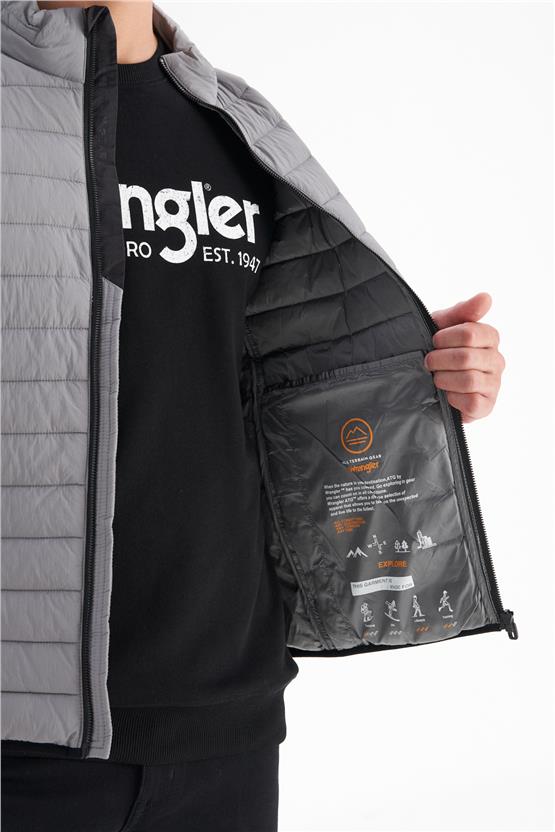 Wrangler W2520510 035 Gray Erkek Sısme Mont