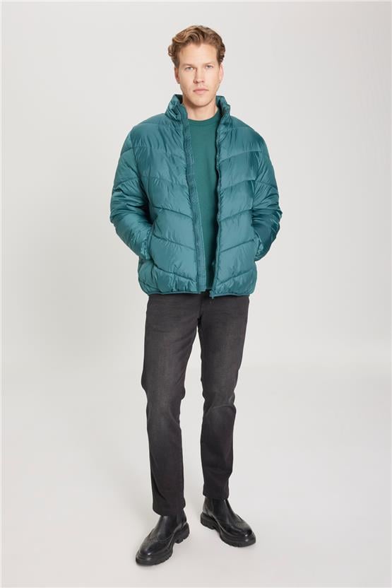 Wrangler W40Ywa G61 Dark Matcha Erkek Sısme Mont