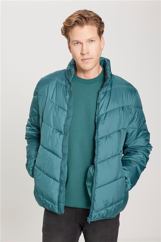 Wrangler W40Ywa G61 Dark Matcha Erkek Sısme Mont