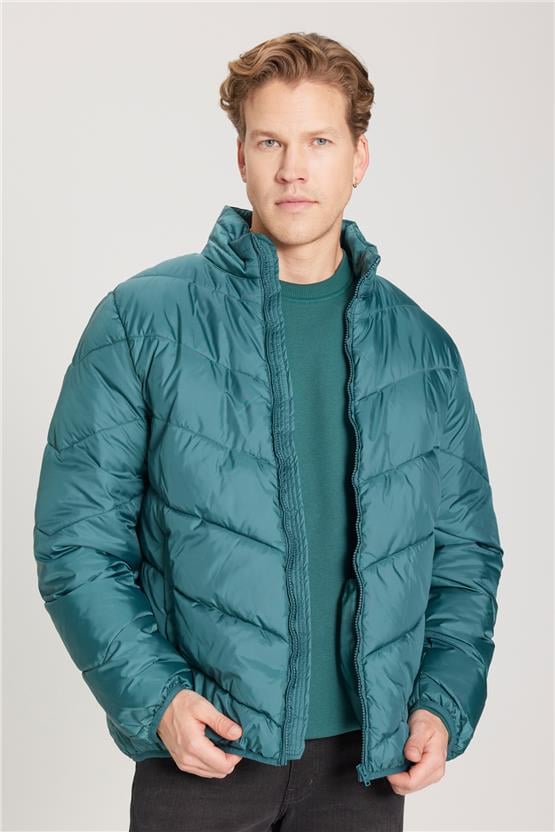 Wrangler W40Ywa G61 Dark Matcha Erkek Sısme Mont