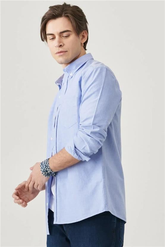 Wrangler W5A3 Dark Mavi 408 Erkek Regular Uzun Kollu Kısa Kollu Gömlek