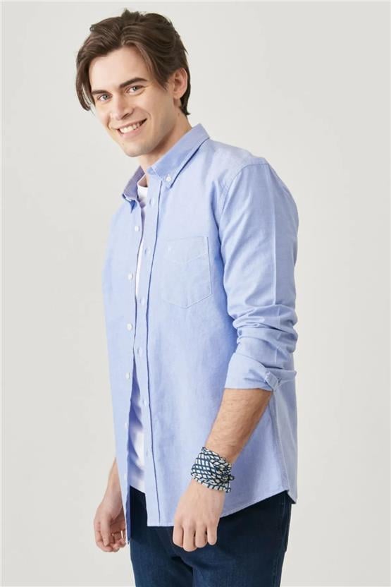 Wrangler W5A3 Dark Mavi 408 Erkek Regular Uzun Kollu Kısa Kollu Gömlek