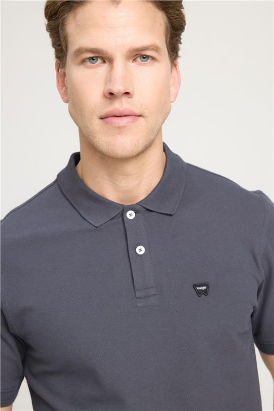 Wrangler W7D5K4Xx2T 003 Anthracıte Erkek Regular Kısa Kollu Polo T-Shirt