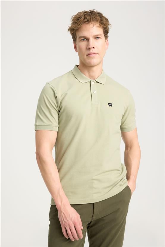Wrangler W7D5K4Xx2T 37Y Tea Leaf Erkek Regular Kısa Kollu Polo T-Shirt