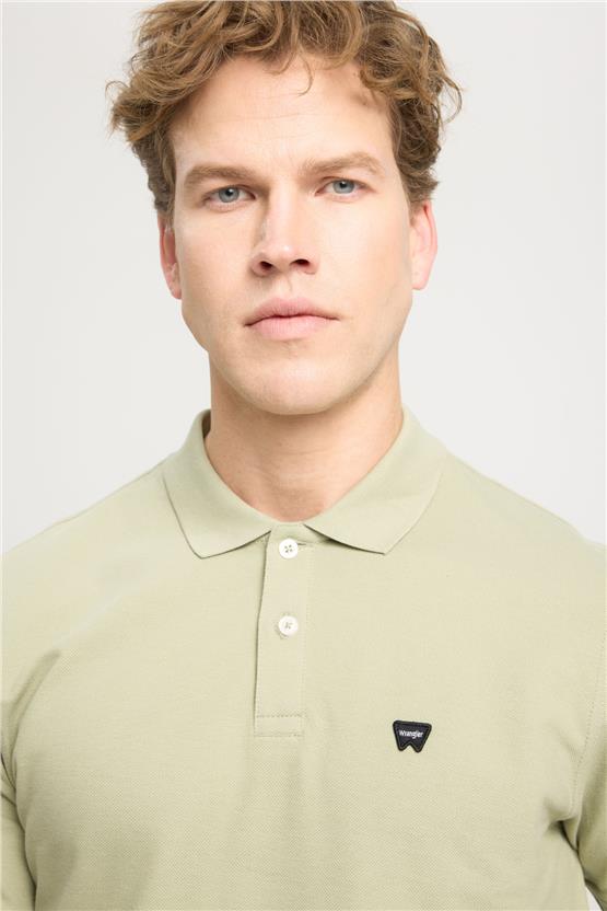 Wrangler W7D5K4Xx2T 37Y Tea Leaf Erkek Regular Kısa Kollu Polo T-Shirt