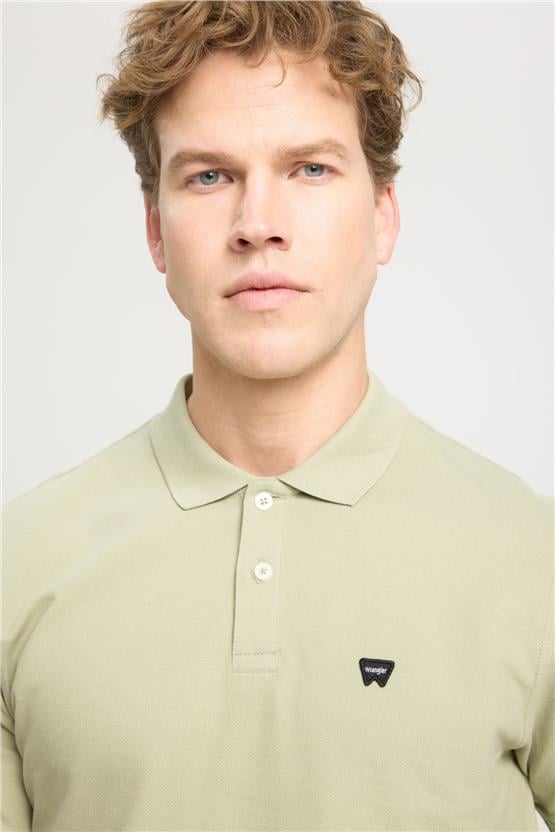 Wrangler W7D5K4Xx2T 37Y Tea Leaf Erkek Regular Kısa Kollu Polo T-Shirt