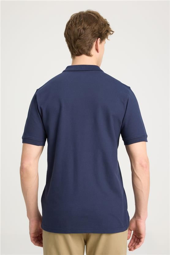Wrangler W7D5K4Xx2T 410 Navy Erkek Polo T-Shırt