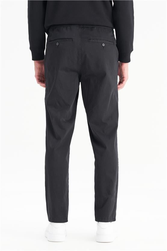 Wrangler Wm01200001 001 Black Erkek Slım Normal Bel Dar Paca Tencel Pantolon