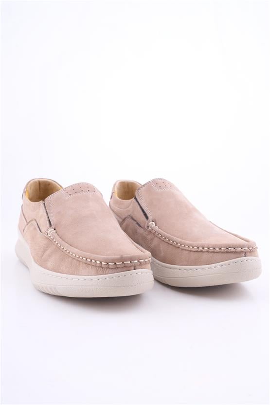 Zeki Narin 4041 Bej Nubuk Erkek Ayakkabı