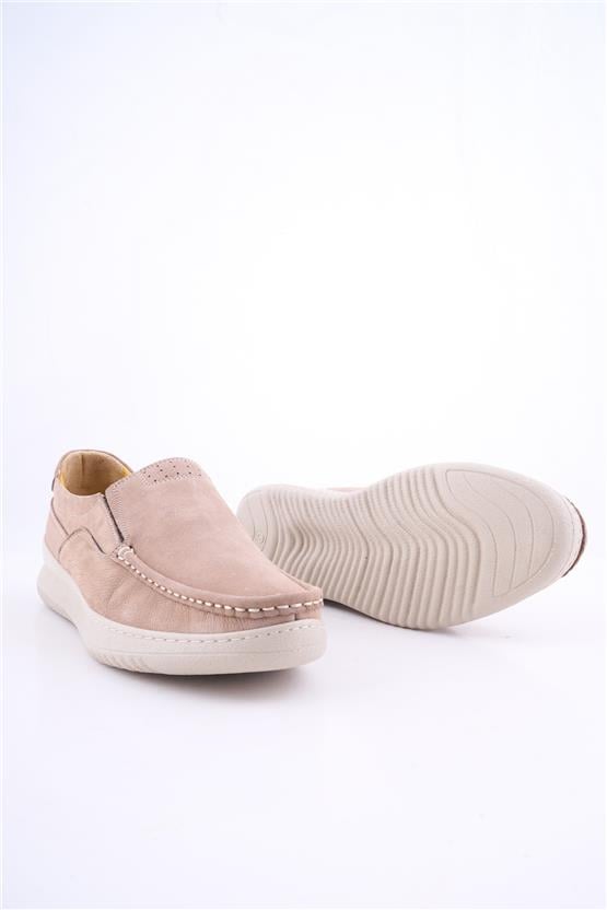 Zeki Narin 4041 Bej Nubuk Erkek Ayakkabı