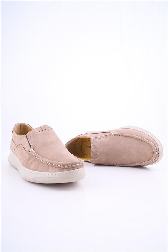 Zeki Narin 4041 Bej Nubuk Erkek Ayakkabı