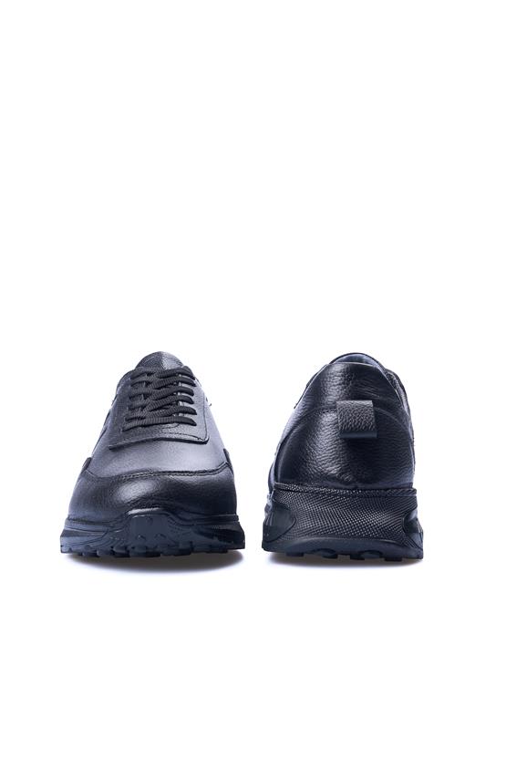 Zeki Narin 4060 Siyah Erkek Deri Casual Ayakkabı