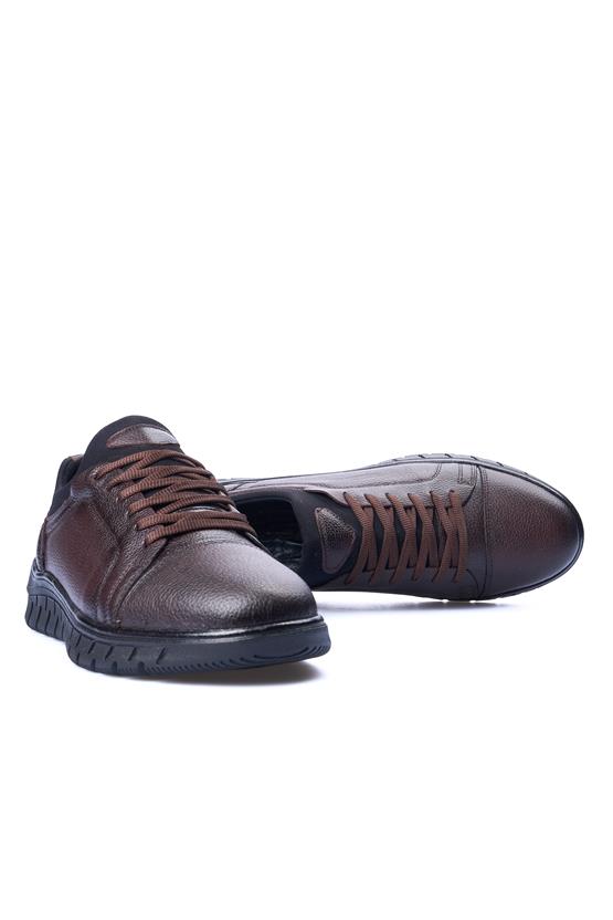 Zeki Narin 4080 Kahverengi Erkek Deri Casual Ayakkabı