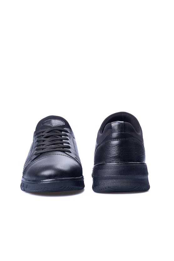 Zeki Narin 4080 Siyah Erkek Deri Casual Ayakkabı