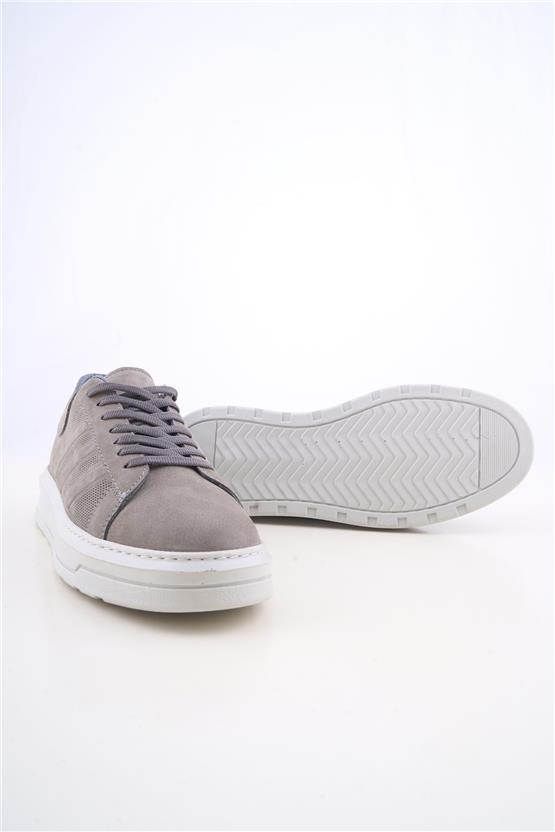 Zeki Narin 5005 1 Gri Nubuk Erkek Ayakkabı