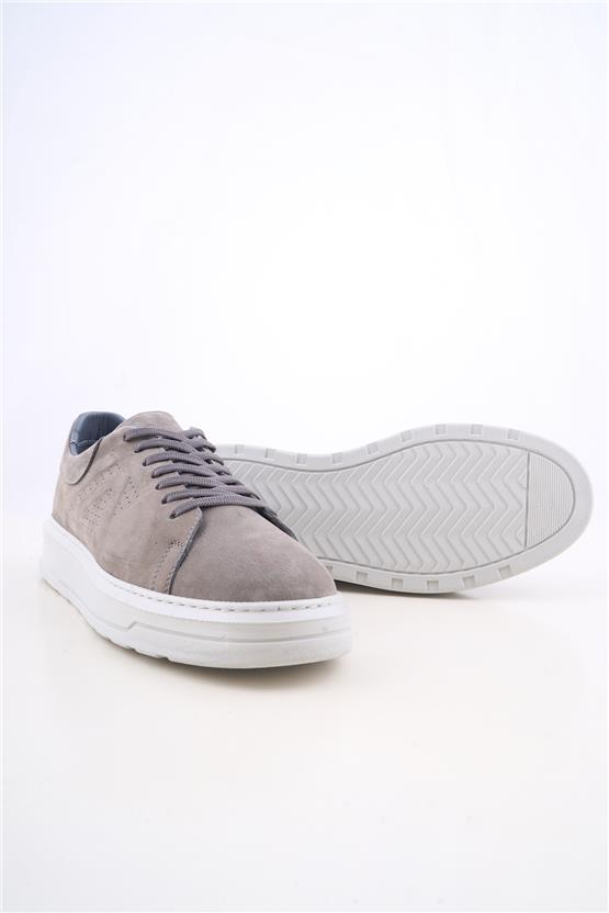 Zeki Narin 5008 Gri Nubuk Erkek Ayakkabı